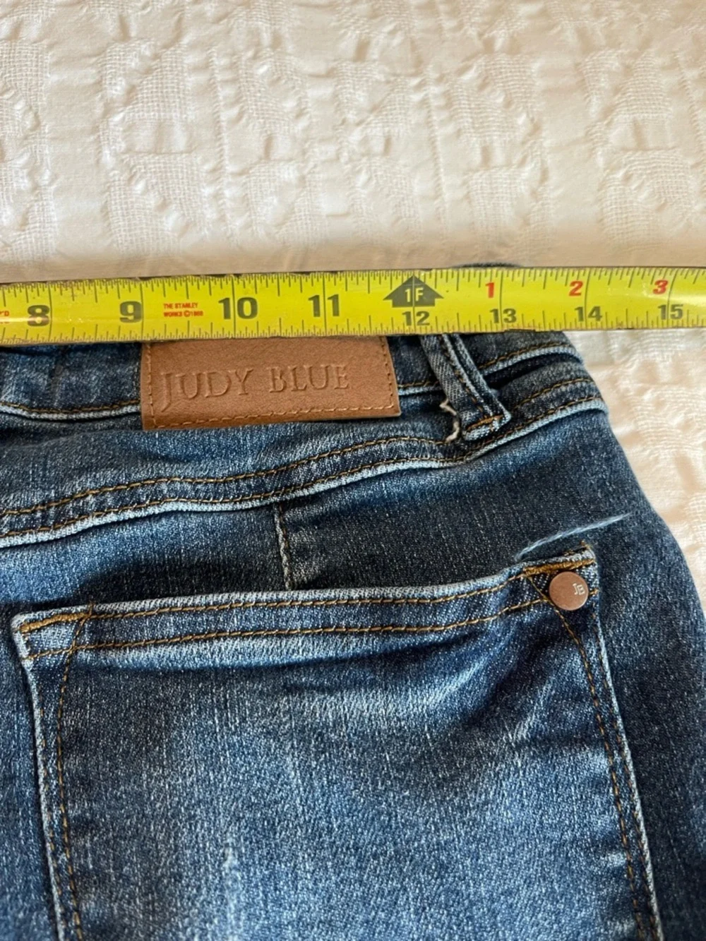 Judy Blue - 9/29 skinny stretch fit jeans medium dark wash boutique